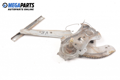 Ръчна машинка стъклоповдигач за Nissan Almera II Hatchback (01.2000 - 12.2006), 4+1 вр., хечбек, позиция: задна, лява