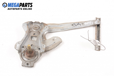 Ръчна машинка стъклоповдигач за Nissan Almera II Hatchback (01.2000 - 12.2006), 4+1 вр., хечбек, позиция: задна, дясна