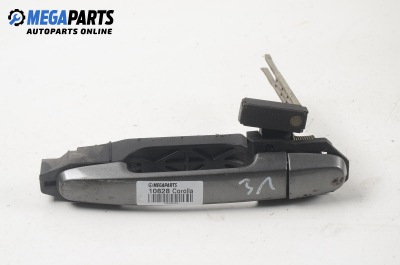 Външна дръжка за Toyota Corolla Sedan IV (03.2001 - 03.2008), 4+1 вр., седан, позиция: задна, лява