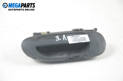 Външна дръжка за Mitsubishi Carisma Hatchback (07.1995 - 06.2006), 4+1 вр., хечбек, позиция: задна, лява