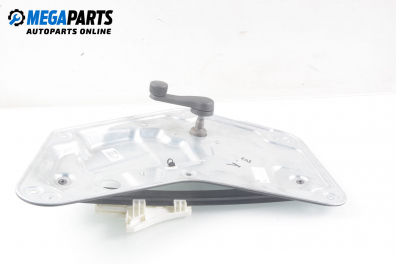 Ръчна машинка стъклоповдигач за Skoda Yeti SUV (05.2009 - 12.2017), 4+1 вр., джип, позиция: задна, лява