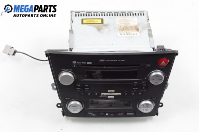 CD плеър и панел климатроник за Subaru Legacy IV Sedan (09.2003 - 12.2015), № 86201AG460