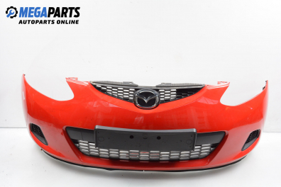 Предна броня за Mazda 2 Hatchback II (10.2007 - 06.2015), хечбек, позиция: предна