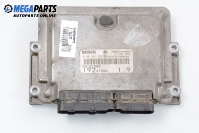 Компютър двигател за Fiat Stilo Multi Wagon (01.2003 - 08.2008) 1.9 JTD, 115 к.с., № Bosch 0 281 011 553