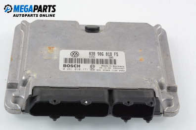 Компютър двигател за Volkswagen Passat Variant B5 (05.1997 - 12.2001) 1.9 TDI, 90 к.с., № 038 906 018 / Bosch 0 281 010 171