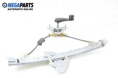 Ръчна машинка стъклоповдигач за Citroen C3 Hatchback II (11.2009 - 07.2016), 4+1 вр., хечбек, позиция: задна, лява