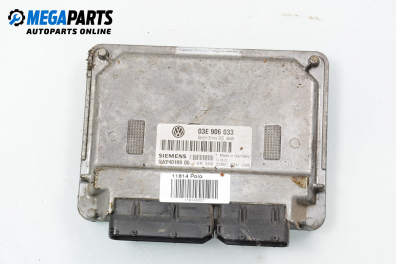 Компютър двигател за Volkswagen Polo Hatchback IV (10.2001 - 12.2005) 1.2 12V, 64 к.с., № 03E 906 033