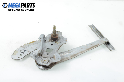 Ръчна машинка стъклоповдигач за Nissan Almera II Hatchback (01.2000 - 12.2006), 4+1 вр., хечбек, позиция: задна, лява