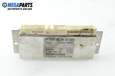 Компютър ABS/ESP за Mercedes-Benz E-Class Sedan (W211) (03.2002 - 03.2009), № Bosch 0 265 109 512