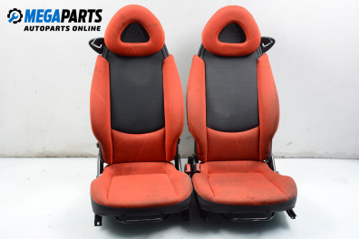 Комплект салон за Smart Fortwo Coupe 450 (01.2004 - 02.2007), 2+1 вр.