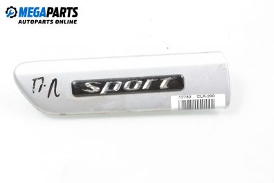 Външни лайсни за Mercedes-Benz CLK-Class Coupe (C208) (06.1997 - 09.2002), купе, позиция: лява