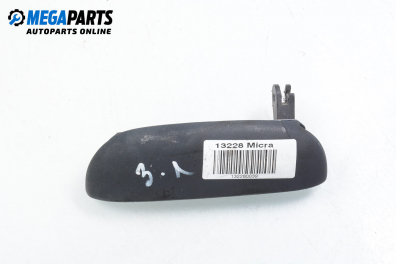 Външна дръжка за Nissan Micra II Hatchback (01.1992 - 02.2003), 4+1 вр., хечбек, позиция: задна, лява