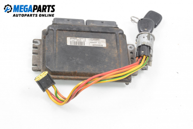 Компютър с контактен ключ за Renault Megane I Hatchback (08.1995 - 12.2004) 1.4 16V (BA0D, BA1H, BA0W, BA10), 95 к.с., № Siemens S11003001B