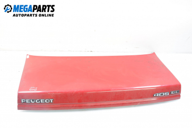 Заден капак за Peugeot 405 I Sedan (01.1987 - 12.1993), 4+1 вр., седан, позиция: задна
