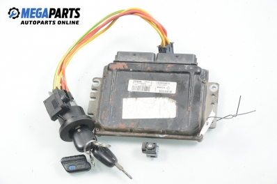 Компютър с контактен ключ и имобилайзер за Renault Scenic I Minivan (09.1999 - 07.2010) 1.6, 107 к.с., № Siemens S110038000 A / 7700110471