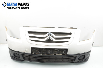 Предна броня за Citroen C2 Hatchback (09.2003 - 09.2017), товарен, позиция: предна