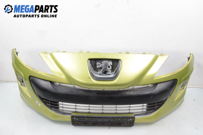 Предна броня за Peugeot 308 Hatchback I (09.2007 - 12.2016), хечбек, позиция: предна