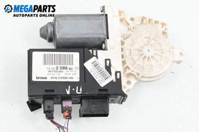 Електромотор за стъклоподемник за Peugeot 807 Minivan (06.2002 - ...), 4+1 вр., миниван, позиция: предна, лява, № 991729205