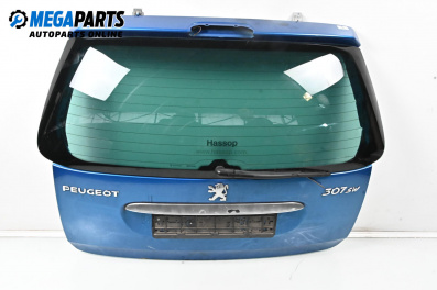 Заден капак за Peugeot 307 Station Wagon (03.2002 - 12.2009), 4+1 вр., комби, позиция: задна