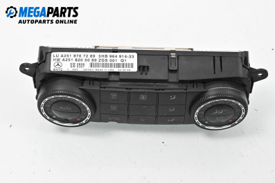 Панел климатроник за Mercedes-Benz M-Class SUV (W164) (07.2005 - 12.2012), № A2518707289