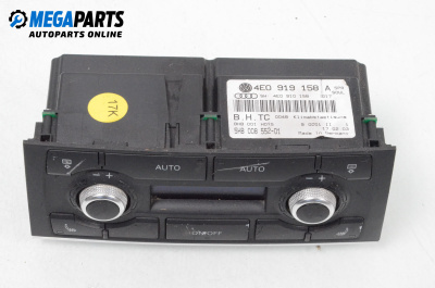 Панел климатроник за Audi A8 Sedan 4E (10.2002 - 07.2010), № 4E0 919 158 A