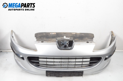 Предна броня за Peugeot 407 Station Wagon (05.2004 - 12.2011), комби, позиция: предна