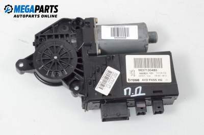 Електромотор за стъклоподемник за Peugeot 307 Hatchback (08.2000 - 12.2012), 4+1 вр., хечбек, позиция: предна, дясна, № 9637130480