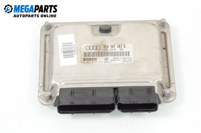 Компютър двигател за Audi A4 Avant B6 (04.2001 - 12.2004) 2.5 TDI quattro, 180 к.с., № 8E0 907 401 D