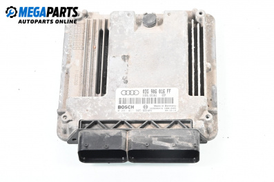 Компютър двигател за Audi A3 Hatchback II (05.2003 - 08.2012) 2.0 TDI 16V, 140 к.с., № 03G 906 016 FF