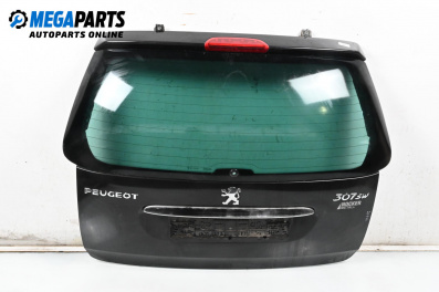 Заден капак за Peugeot 307 Station Wagon (03.2002 - 12.2009), 4+1 вр., комби, позиция: задна