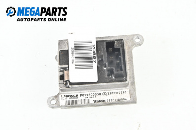 Реостат за Mercedes-Benz M-Class SUV (W164) (07.2005 - 12.2012), № Valeo 982611b/004 / F011500038