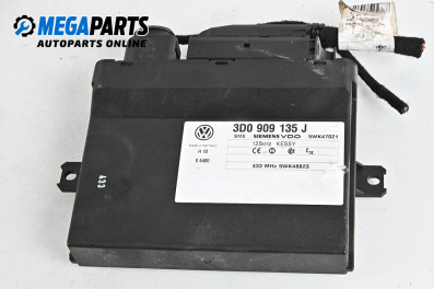 Модул отключване без ключ за Volkswagen Touareg SUV I (10.2002 - 01.2013), № 3D0 909 135 J