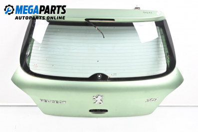 Заден капак за Peugeot 307 Hatchback (08.2000 - 12.2012), 4+1 вр., хечбек, позиция: задна