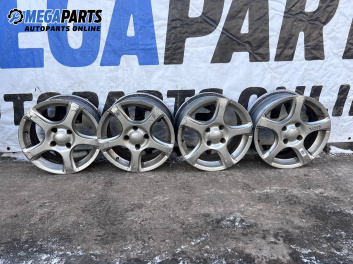 Алуминиеви джанти за Peugeot 307 Hatchback (08.2000 - 12.2012) 15 цола, ширина 6.5 (Цената е за комплекта)