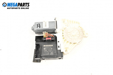 Електромотор за стъклоподемник за Volkswagen Passat V Variant B6 (08.2005 - 11.2011), 4+1 вр., комби, позиция: предна, лява, № 1K0959793M