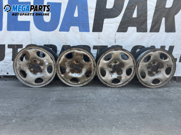 Стоманени джанти за Mazda MPV I Minivan (09.1988 - 09.1999) 15 цола, ширина 6 (Цената е за комплекта)