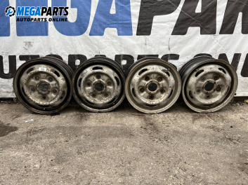 Стоманени джанти за Ford Transit Platform V (01.2000 - 05.2006) 15 цола, ширина 5.5 (Цената е за комплекта)
