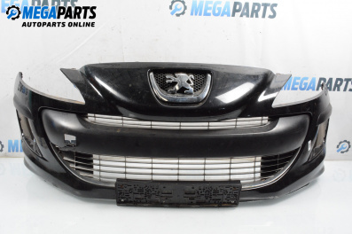 Предна броня за Peugeot 308 Hatchback I (09.2007 - 12.2016), хечбек, позиция: предна
