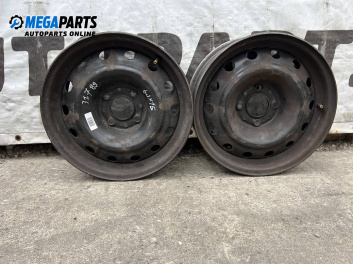 Стоманени джанти за Citroen Xsara Picasso (09.1999 - 06.2012) 15 цола, ширина 6 (Цената е за 2 бр.)