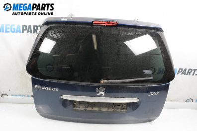 Заден капак за Peugeot 307 Station Wagon (03.2002 - 12.2009), 4+1 вр., комби, позиция: задна