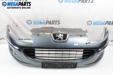 Предна броня за Peugeot 407 Station Wagon (05.2004 - 12.2011), комби, позиция: предна