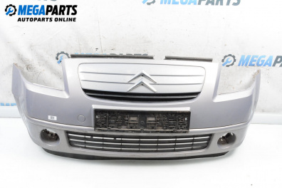 Предна броня за Citroen C2 Hatchback (09.2003 - 09.2017), хечбек, позиция: предна