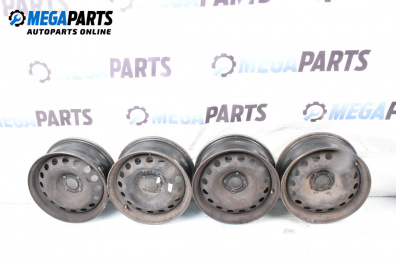 Стоманени джанти за Citroen C4 Hatchback I (11.2004 - 12.2013) 16 цола, ширина 6.5 (Цената е за комплекта), № 5401.N7