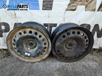 Стоманени джанти за Fiat Doblo Cargo II (02.2010 - ...) 16 цола, ширина 6 (Цената е за 2 бр.)