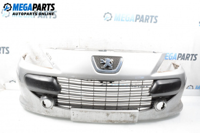 Предна броня за Peugeot 307 Station Wagon (03.2002 - 12.2009), комби, позиция: предна