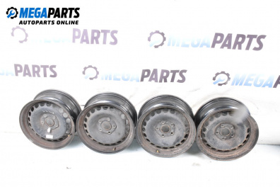 Стоманени джанти за Audi A4 Sedan B6 (11.2000 - 12.2004) 15 цола, ширина 6.5 (Цената е за комплекта)