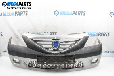 Предна броня за Dacia Logan MCV I (02.2007 - 02.2013), комби, позиция: предна