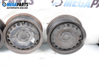 Стоманени джанти за Volkswagen Golf V Hatchback (10.2003 - 02.2009) 15 цола, ширина 6 (Цената е за комплекта)