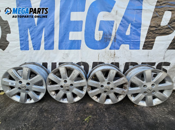 Алуминиеви джанти за Nissan Micra III Hatchback (01.2003 - 06.2010) 15 цола, ширина 5.5, ET 50 (Цената е за комплекта)