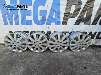 Алуминиеви джанти за Opel Zafira A Minivan (04.1999 - 06.2005) 16 цола, ширина 6, ET 44 (Цената е за комплекта)